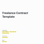 Freelance Proposal & Contract Templates